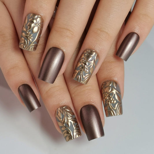 Gel Klijuojamos Nagelektės 16 Dydžių - 32 Vnt Rinkinys DK-24103