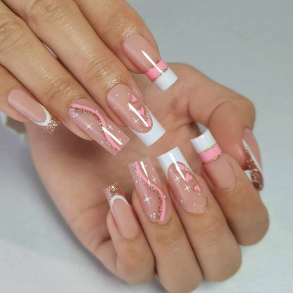 Gel Nagai, lipdomi, 16 dydžių - 32 vnt. rinkinys X004LPXOL3