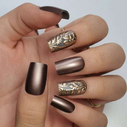 Gel Klijuojamos Nagelektės 16 Dydžių - 32 Vnt Rinkinys DK-24103