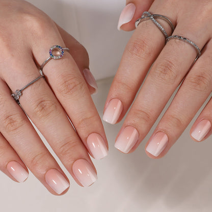 Gelį įklijuojamos nagų dailės rinkinys 16 dydžių - 32 vnt. XNPH1767