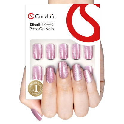 Minkšti geliniai klijuojami nagai 30 vnt./ rinkinys X004QQI30T