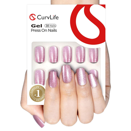 Minkšti geliniai klijuojami nagai 30 vnt./ rinkinys X004QQI30T