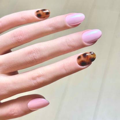 10 VNT / Rinkinys Rankų darbe Salon lygio geliu uždedami nagai AW1160