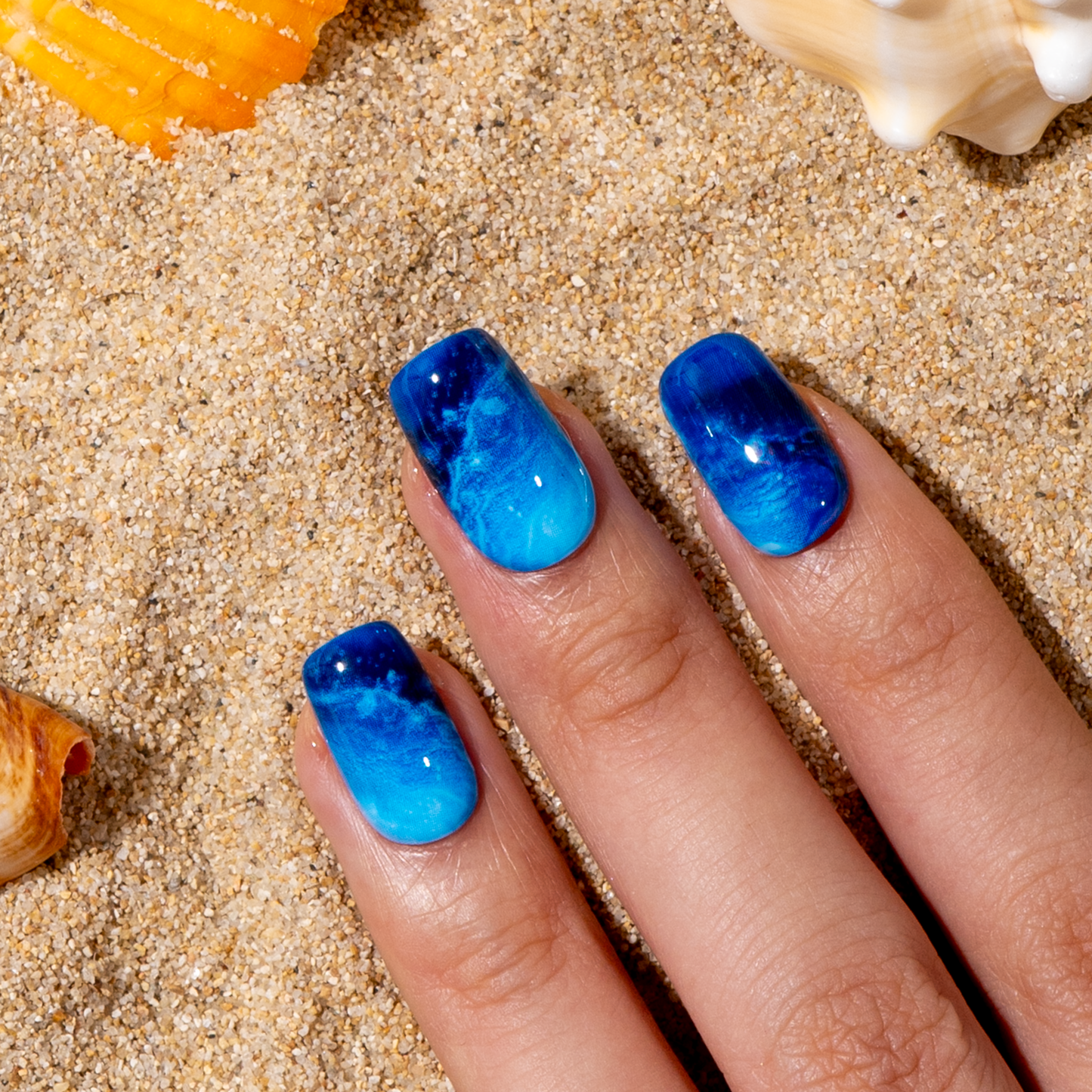 Gel Glitter Nagai Lipdukai 16 Dydžių - 32 Vnt. Rinkinys X004O2YY03
