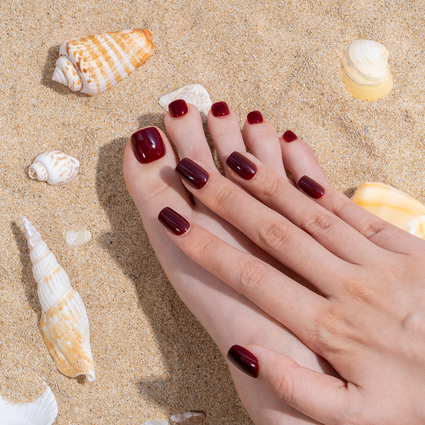 Mani ir Pedi pirštų nagų lipdukų rinkinys X0049XUE6F-Z