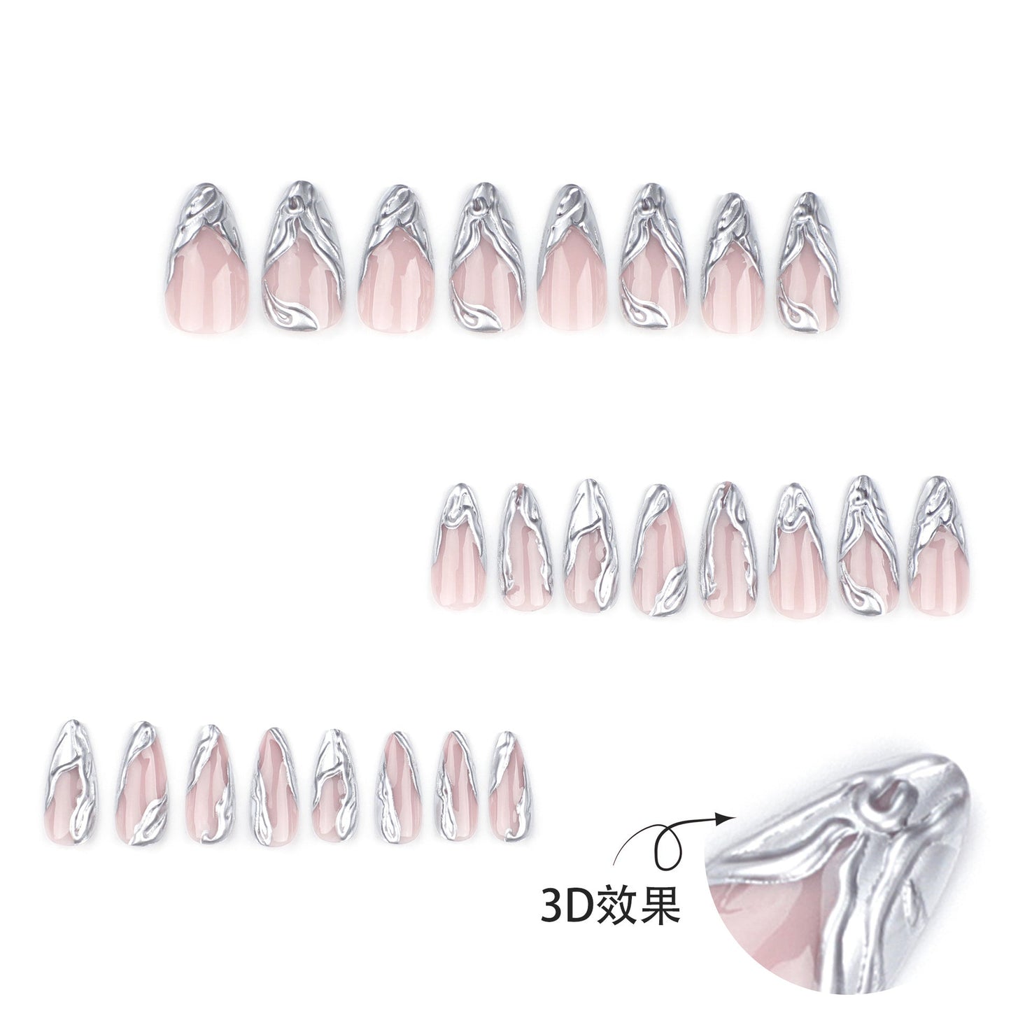 24 vnt./rinkinys pralieti nagai JP3326