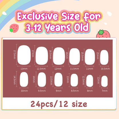 Vaikiški mini dirželiai nagams, 24 vnt. KPN1-36